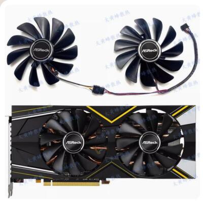 Graphics Card Fan CF1010U12S For ASROC RX5700 RX5700XT Challenger @@@