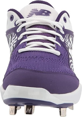 New Balance mens 3000 V5 Metal Baseball Shoes Cleats Size 15D 15 Purple White - Picture 6 of 8