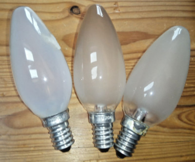 NOVASTAR, LIGHTWAY, NoName - 3 x Kerze - E14 - 40 W  - matt - alle geprüft