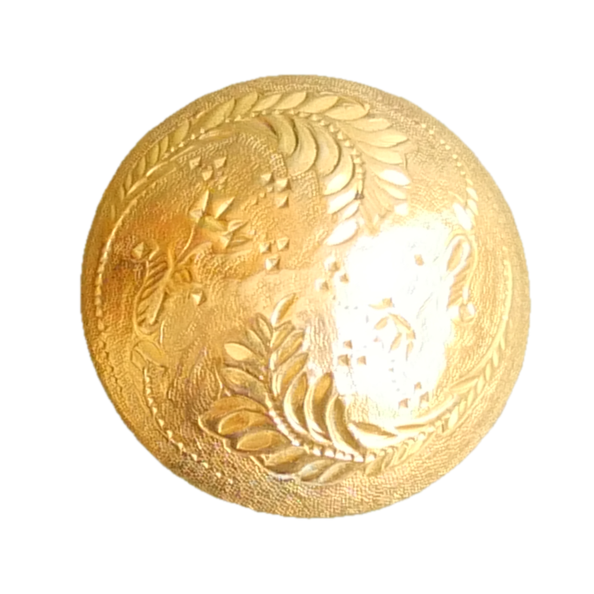 Ancien Bouton Laiton Doré – Postes Et Télégraphes – 22 Mm – France