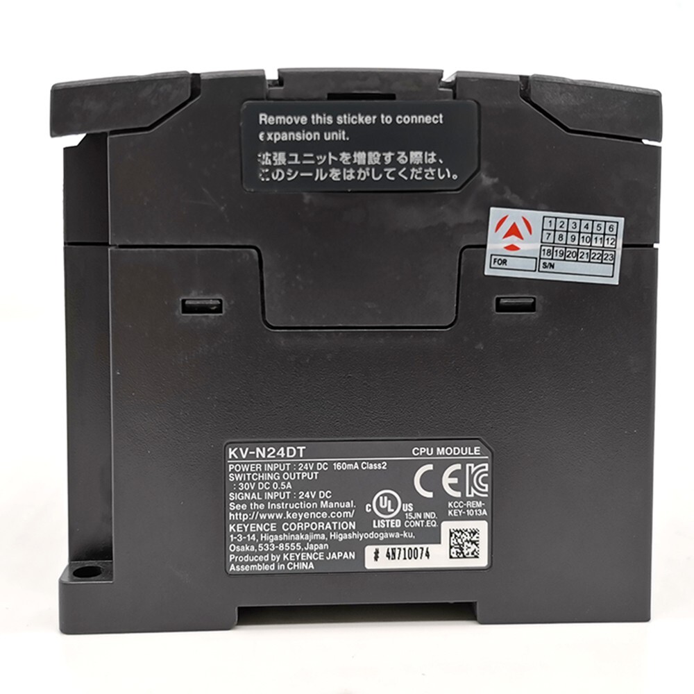 1PC Used Keyence KV-N24DT CPU Module PLC KV Nano Series