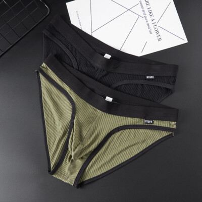 Herren Tanga Micro Slip Slips Bikini Weich Unterwäsche Sexy U-Konvex Beutel Höschen