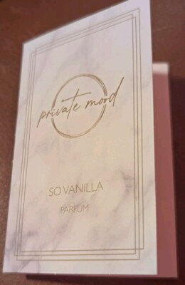 NEW Private Mood So Vanilla Eau de Parfum Deluxe Spray Sample 2 ml
