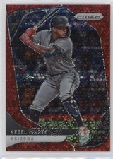 2020 Panini Prizm Tier II Quick Pitch Red Donut Circle 20/99 Ketel Marte 0v9