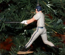 Jeff Bagwell Houston Astros Christmas Tree Ornament 4" Baseball Batting Grey