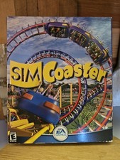 NEW SEALED Sim Coaster PC, 2000 Original Computer Game Big Box