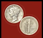 1937-S - 10c Mercury Dime - Silver - KM# 140 - Very Fine - Low Mintage
