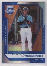 2021 Panini Elite Extra Edition Aspirations Blue 206/249 Milkar Perez #167 0kb5