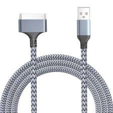 LBSC USB to 30 Pin Charger Cable Compatible with Old iPhone 3.3ft, Silver