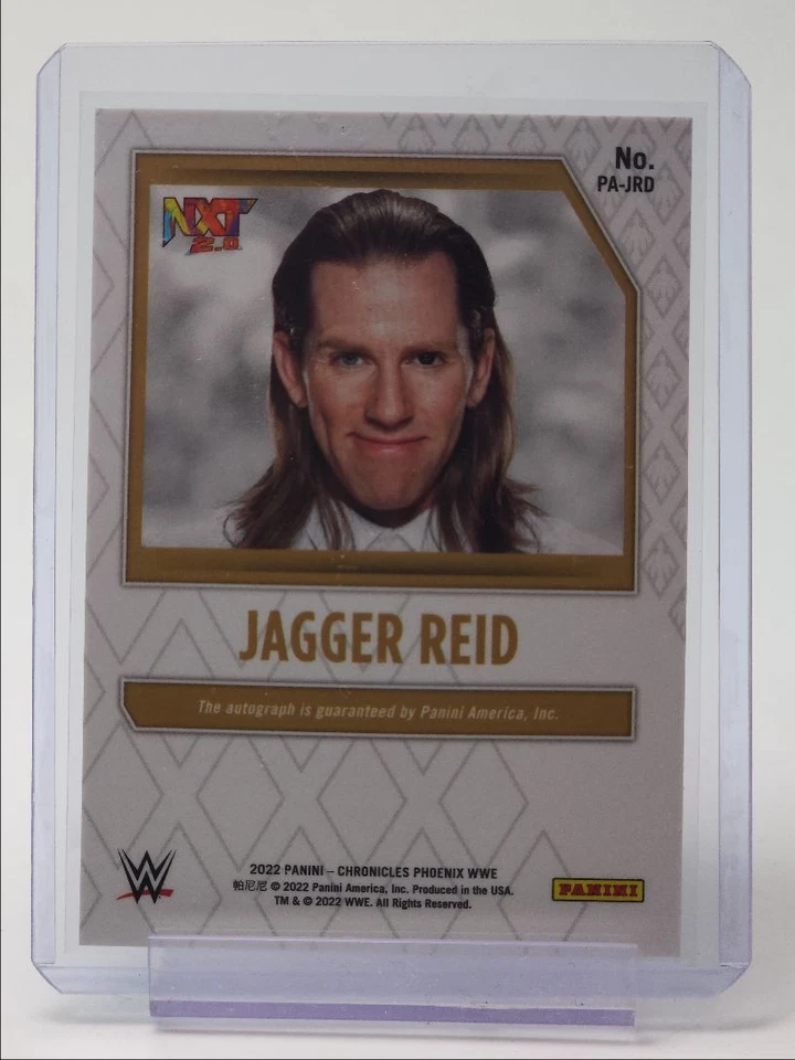 JAGGER REID 2022 CHRONICLES PHOENIX WWE AUTOGRAPH NXT 2.0 AUTO Q4324 - Image 2 of 2