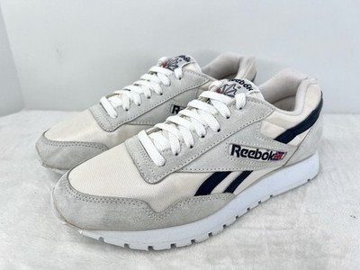 Reebok Men’s Gray and White Suede-Trim Sneakers Vintage Reebok Club C 85 Sneakers Mens 8 White & Gray  main image 4