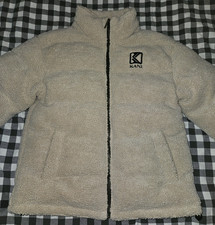 Karl Kani Herren Fleecejacke Beige gefüttert...