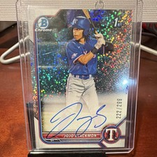 2022 Bowman Chrome - Prospect Autographs JoJo Blackmon Speckle Refractor /299