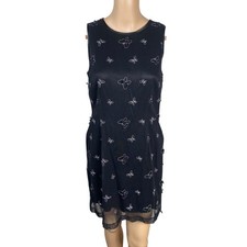Vtg 90s Classiques Entier Butterfly Mesh Dress SZ 8 | Whimsigoth Fairy Grunge