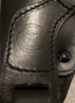 Falco Roto Black Leather Shoulder Holster RH Vertical P365XL W/Optic