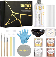 Kintsugi Repair Kit, 4 Colors Food Safe Kintsugi Kit Repairs Broken Ceramics, Ja