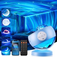 Sternenhimmel Projektor Nordlicht Lampe 300 Lichtmodi 15 Musik