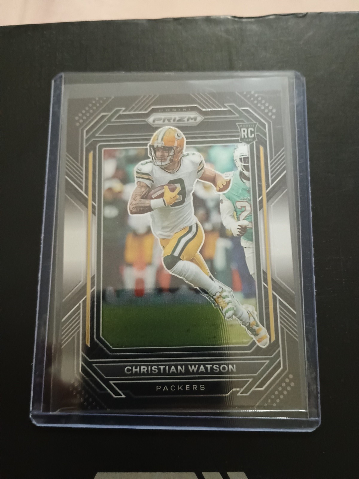 2022 Panini Chronicles - Prizm Black #PB-18 Christian Watson (RC)