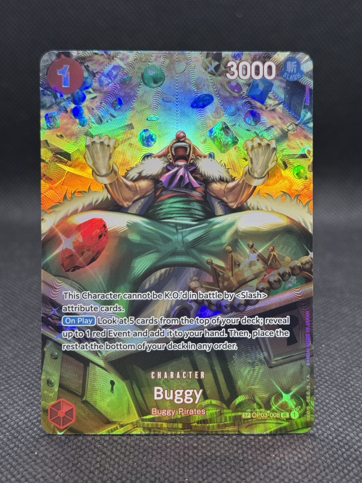 Buggy 2024 Wings of the Captain #OP03-008 Uncommon (SP) Price