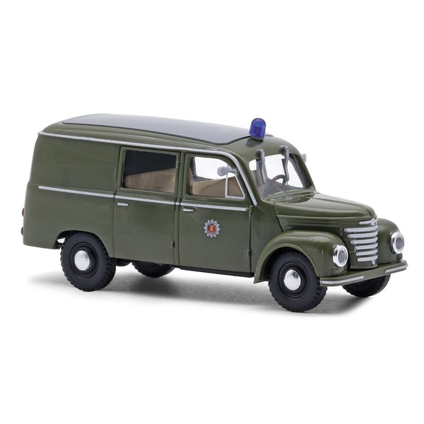 Busch 51294 Framo V901/2 Halbbus Volkspolizei Verkehrsunfallaufnahme Ho 1:87 Neu-image