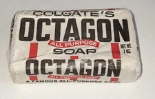 Vintage Colgate Octagon All Purpose 7 Ounce Bar Soap Sealed