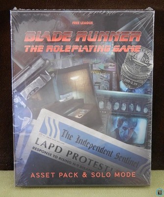 Asset Pack & Solo Mode (Blade Runner RPG) Sealed Box Set Free League FLFBLR009