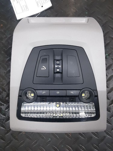 2014-2016 BMW 528i OVERHEAD CONSOLE: W/ SUNROOF SWITCH - Picture 4 of 12