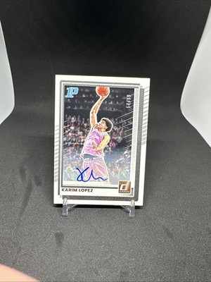 2025-26 Panini Donruss Karim Lopez 1st Premier Auto /99   New Zealand Phenom