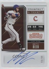 2018 Panini Contenders Draft Picks Prospect Ticket 66/99 Seth Beer #16 Auto 2o7