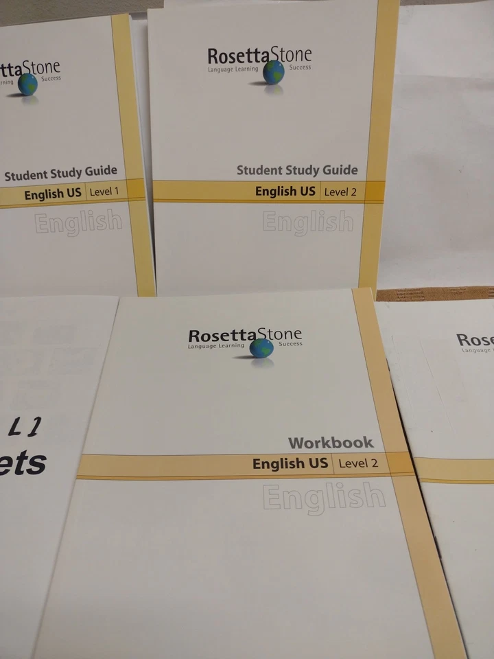 RosettaStone English US Level 1-2 Language Learning Study Guide Workbook Ans#1 - Image 3 of 4