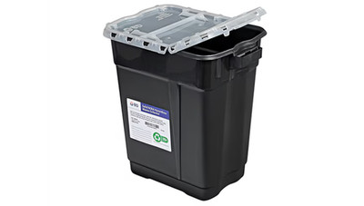 Case of 10 BD Recykleen RCRA Hazardous Waste Container 9 Gal Black 305068
