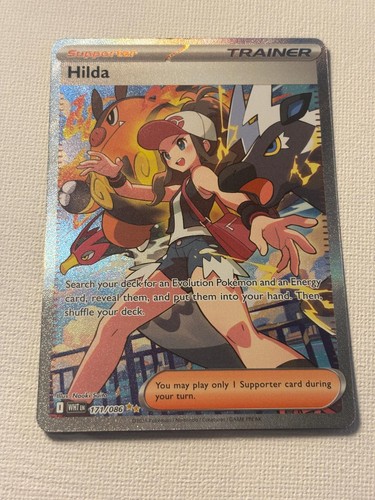 Hilda 171/086 Holo Special Illustration Rare White Flare Pokemon Near Mint