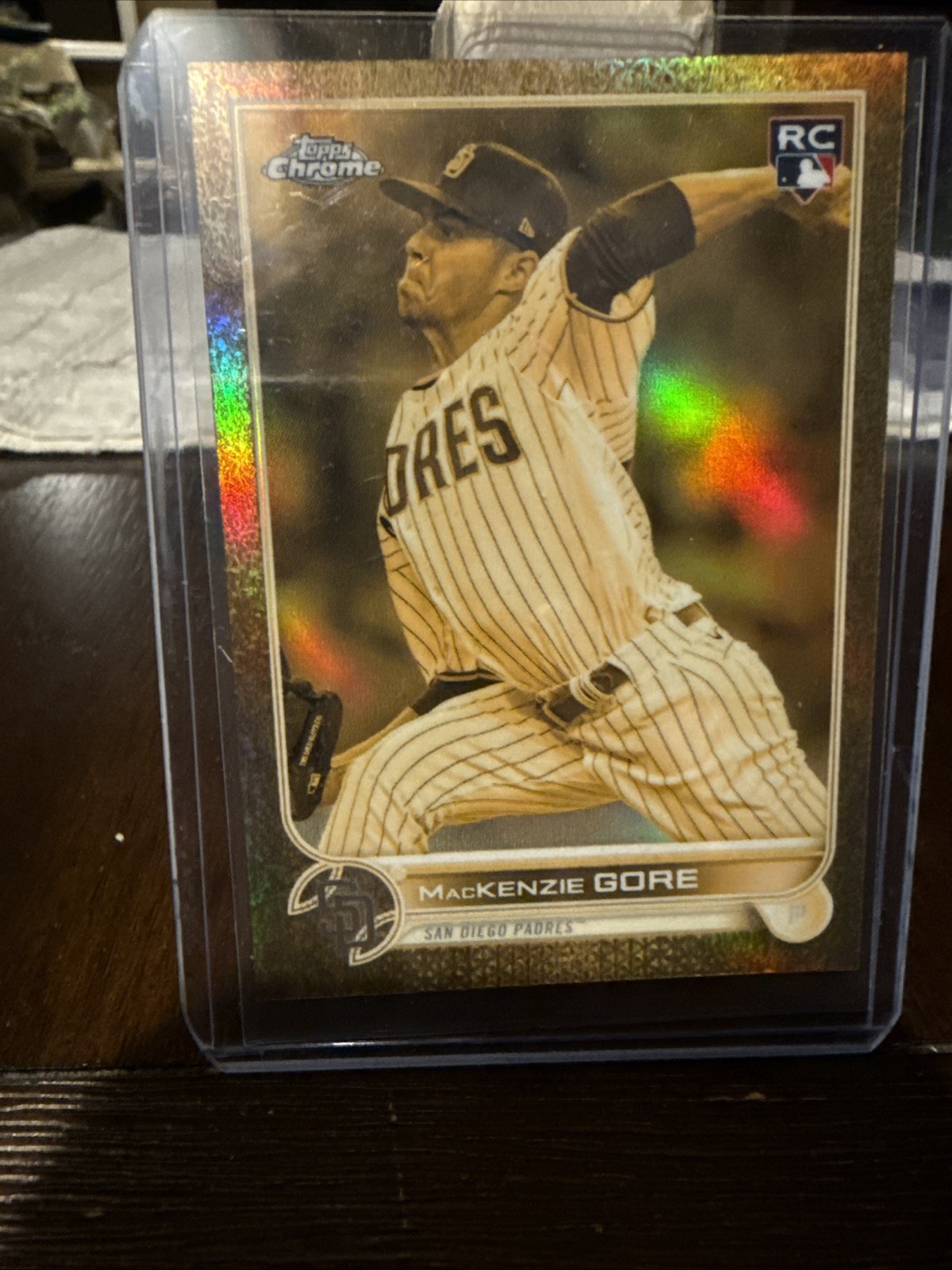 2022 Topps Gilded Collection - Cast in Gold Extended Mackenzie Gore #157 /199