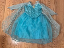 Frozen Elsa Girls  s Costume Dress Gown Size XXS Disney Parks Official Blue