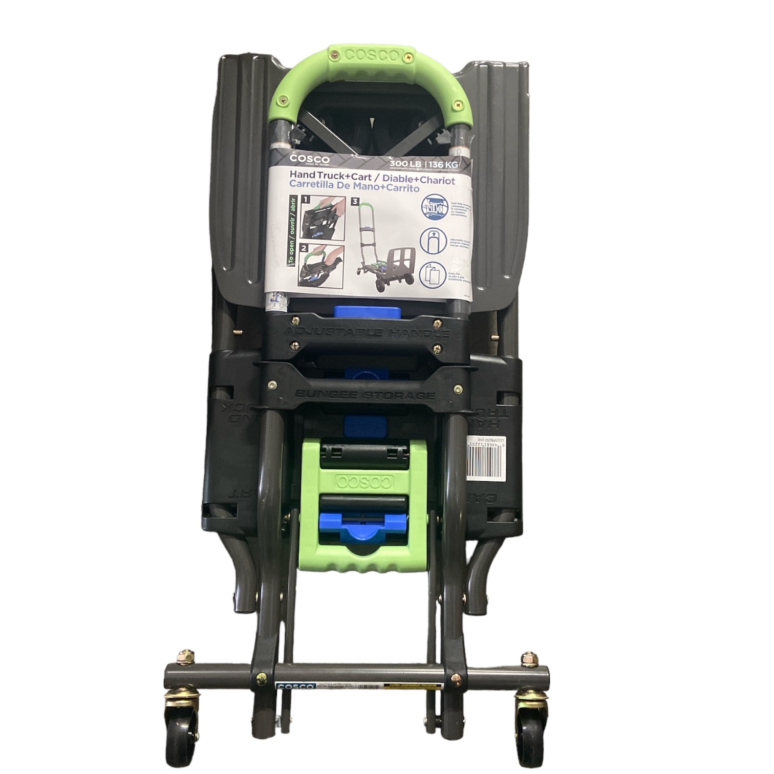 Складная многопозиционная ручная тележка COSCO 2-в-1 - 300 фунтов. Вместимость