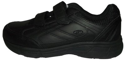 Dr. Scholl's Sneakers Men's 10.5W Black Brisk Walking Shoe hook & loop closure