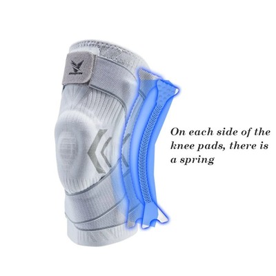 1-teilige Herren-Knieschoner Compression Crossfit elastische Sportknieschützer.