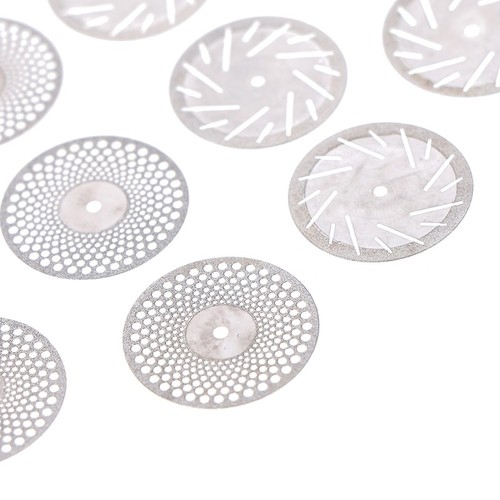 Mandrin de disque de coupe diamant double face ultra-mince dentaire 5 pièces - Picture 5 of 14