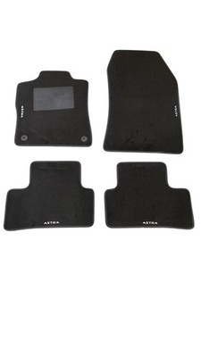 SERIE 4 TAPPETI AUTO In Moquette Nera MOKKA B - Dal 2020 In Poi | Battitacco Cucito A Mano In Italia - Antiscivolo, Spessore 0,8cm - 4