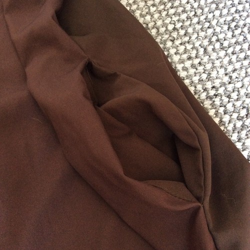 Mono de pierna ancha sin mangas/multi floral marrón chocolate Vonda talla 5XL para dama - Imagen 5 de 10