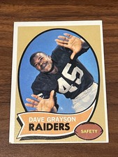 1970 Topps Football Dave Grayson #31 Oakland Raiders 1970DG1