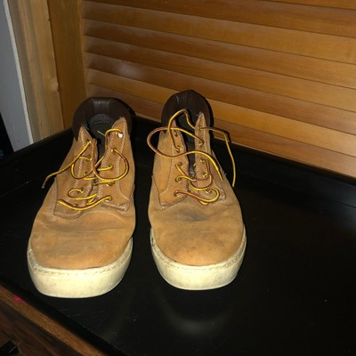 Timberland Tan Boots with Yellow/Red Laces Men\'s Size 10 Timberland PREMIUM MID LACE CAMPSITE BOOT Men main image 3