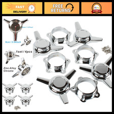 4 Zinc Alloy Chrome Hubcaps For 2-14 2-18 Spinner Wheel Rims - Lowrider St 4 Zinc Alloy Chrome Hubcaps For 2-14 2-18 Spinner Wheel Rims - Lowrider St