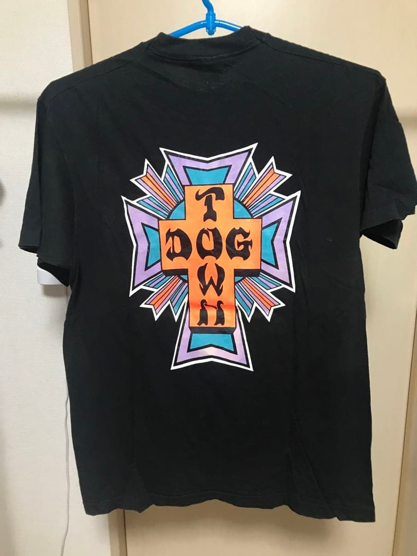 Dogtown 80s Pocket T Shirt Vintage Black USA Made Length 75cm Chest 55cm Rare image 9