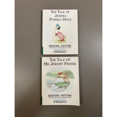 6 Beatrix Potter mini book set + 18 vintage wood alphabet blocks nursery decor - Picture 5 of 7
