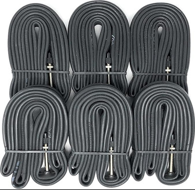 Cámaras Bicicleta 700C 18-43C Válvula Presta 48mm Ruta Gravel Pack 6 Tubos