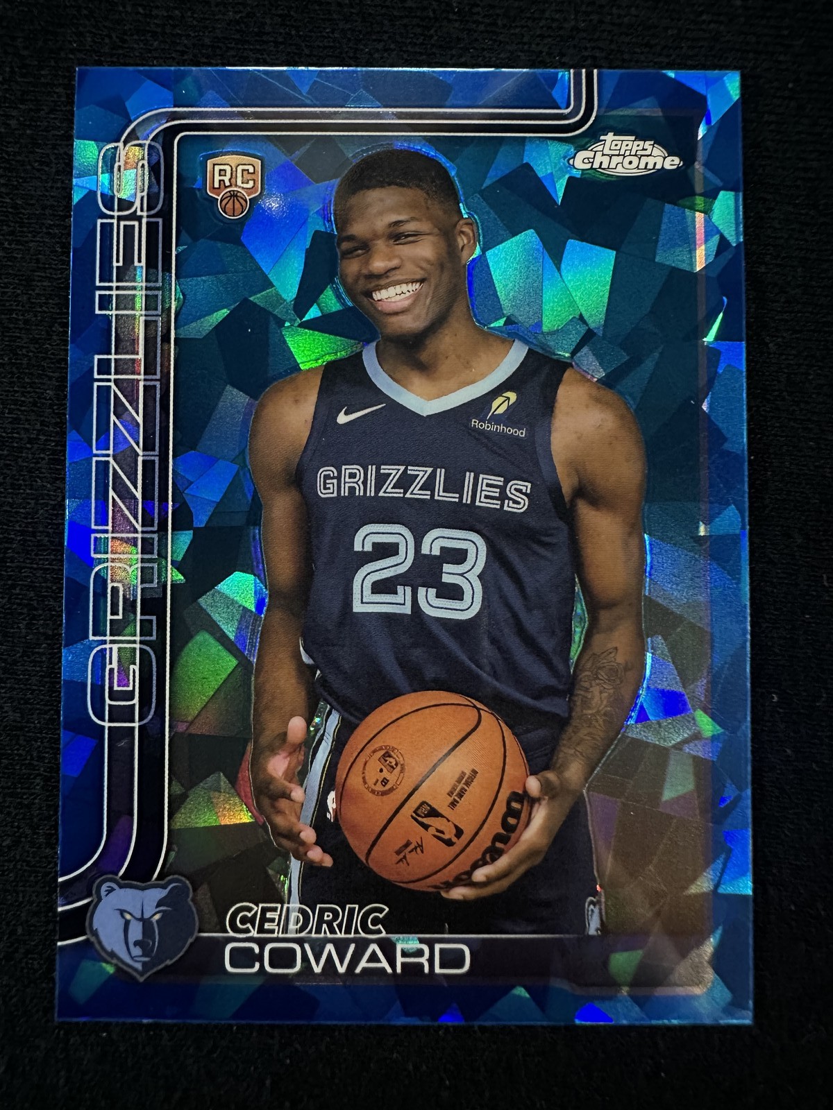 2025-26 Topps Chrome Sapphire Edition - Cedric Coward #261 (RC)