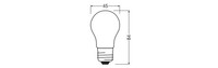 Osram Led-Lampen, Klassische Miniballform 1 W 136 Lm, Warmweiß, E27, 15000 H Leb