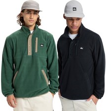 Quiksilver Mens No Destination Micro Half Zip Fleece