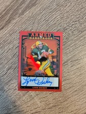 Lynn Dickey Auto 1/4 2026 Leaf Metal Football Armed & Dangerous Packers